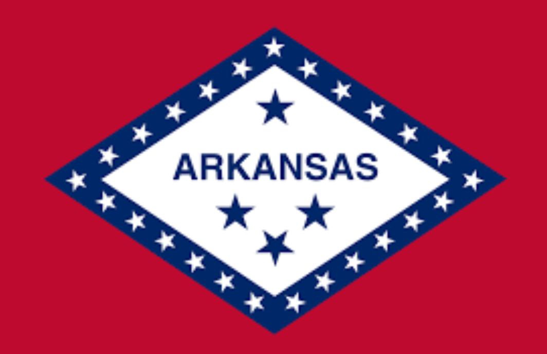 a red and blue flag with white stars and a diamond shape