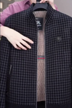 Men Classic Light Weight Winter Jacket - Black