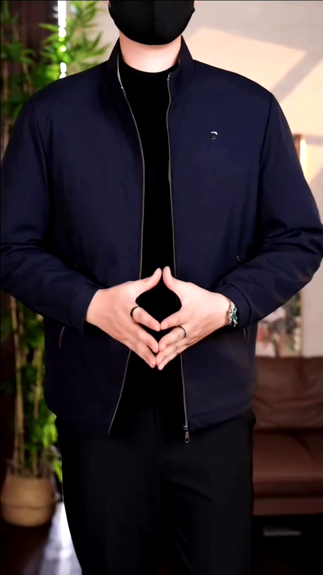 Men Classic LQJ Jacket Navu Blue