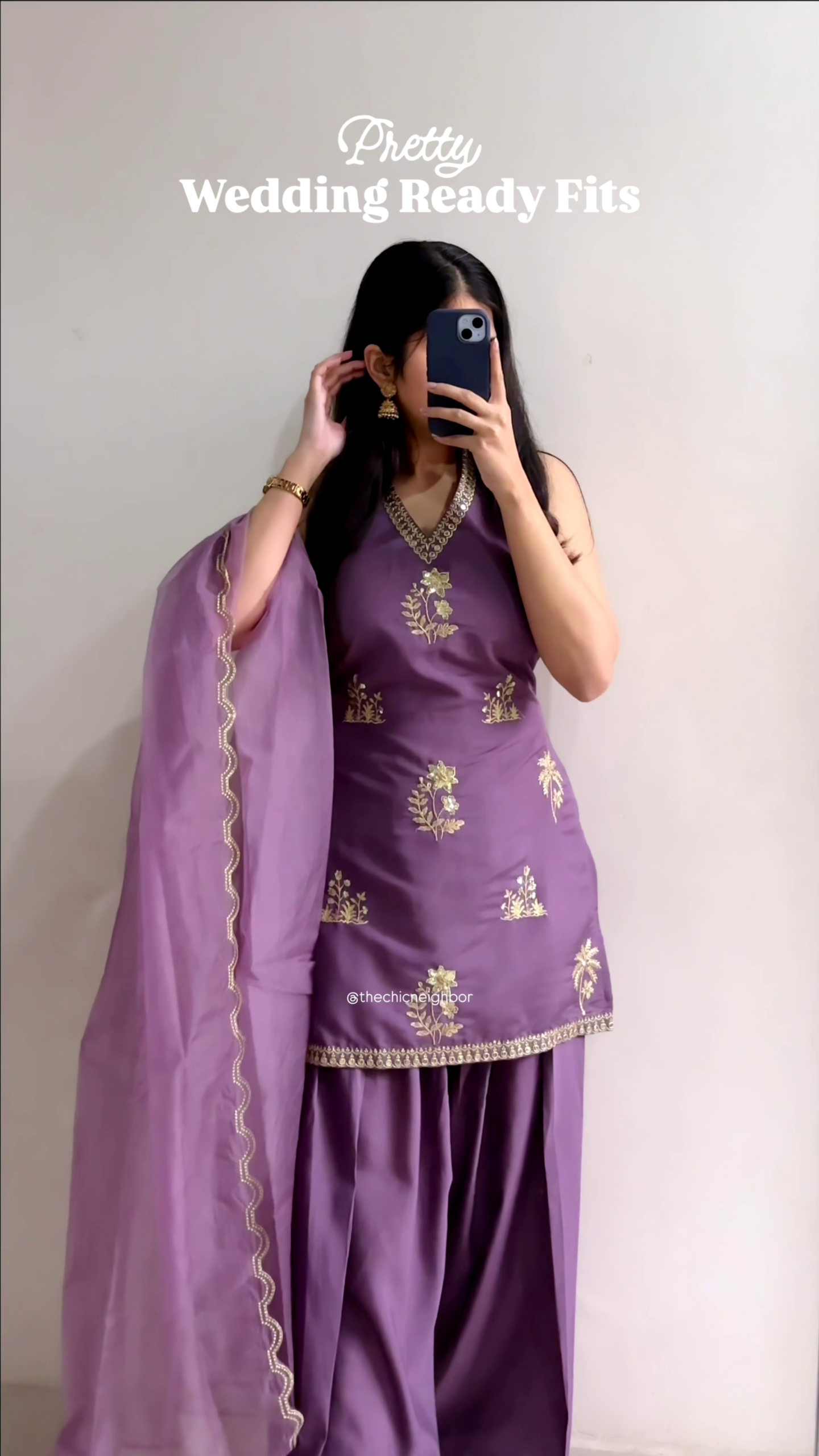 Women’s Lavender Viscose Chanderi Embroidered Ethnic Straight Kurta Set with Dupatta