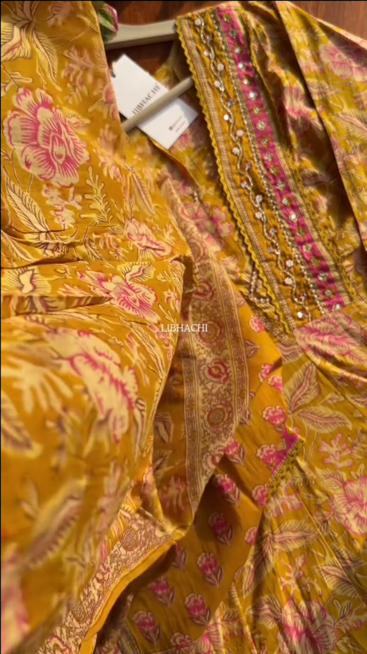 Yellow Kurta Suit Sets for Women - Image 4