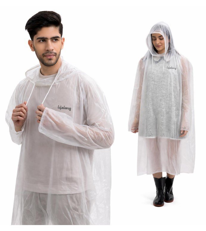 Waterproof Hooded Poncho Raincoat - Image 2