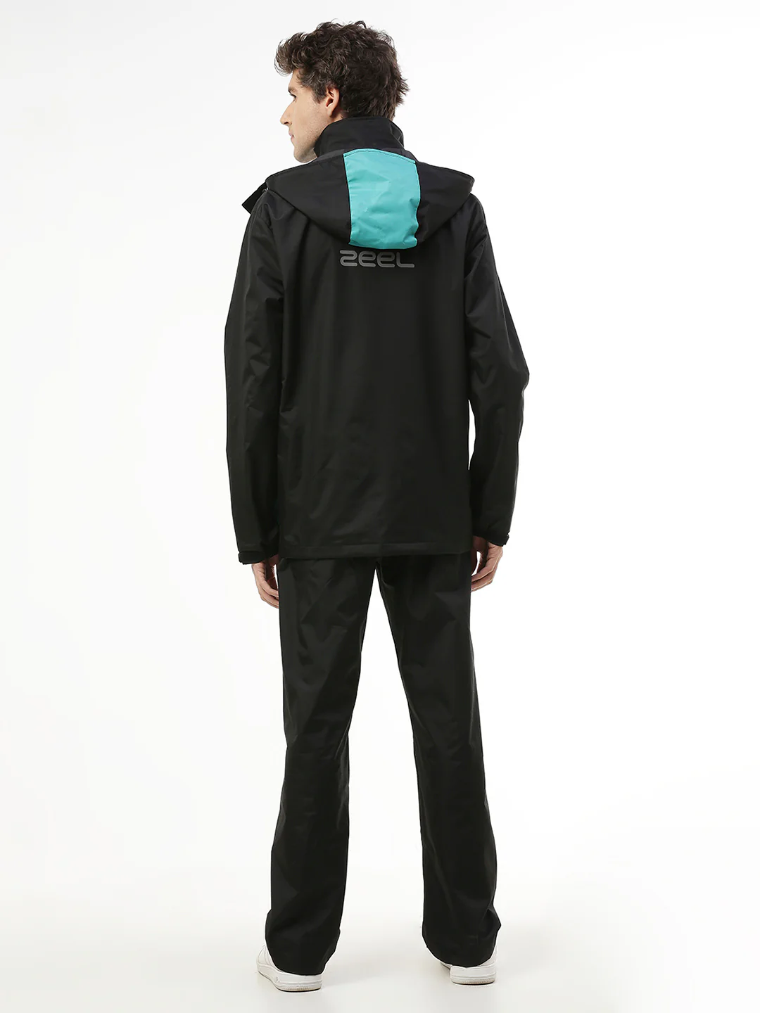 GO HIKE BLACK & GREEN RAINSUIT - Image 2