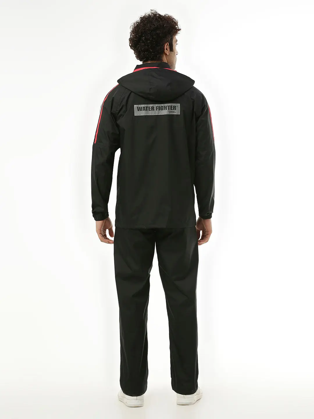 Midnight Black & Red Rainwear Set - Image 2