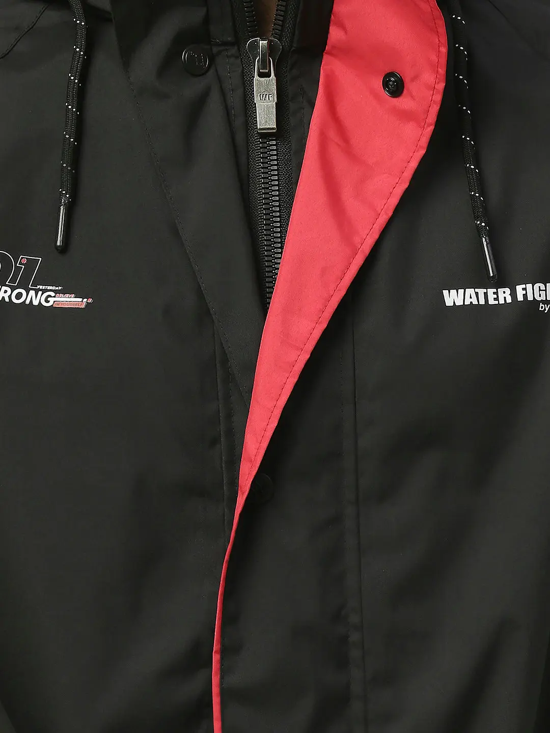 Midnight Black & Red Rainwear Set - Image 5