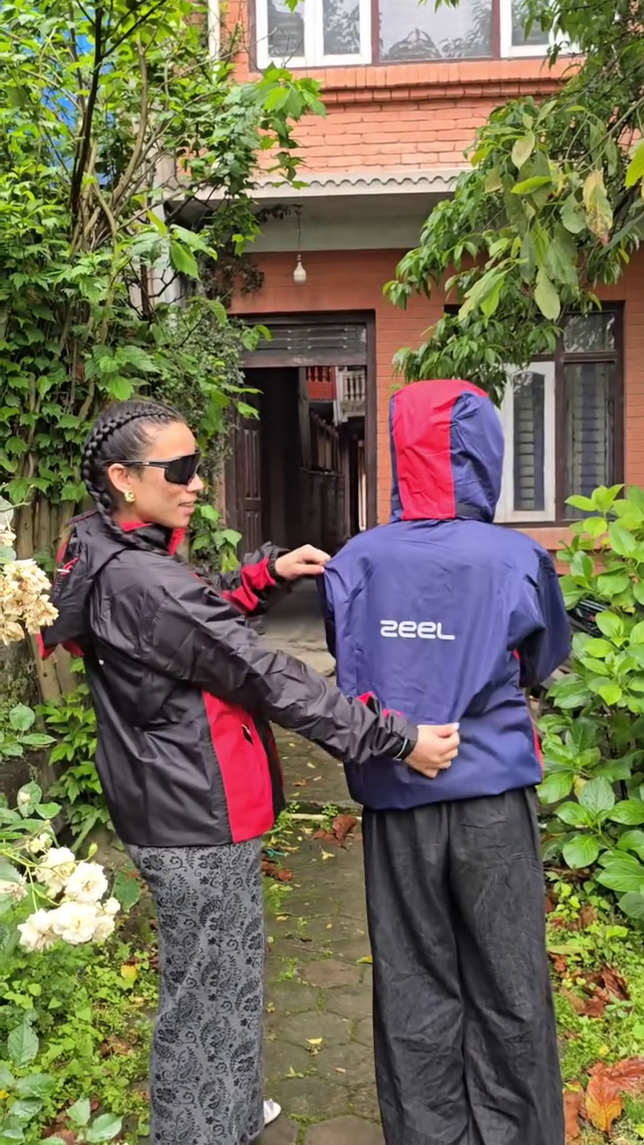 Waterproof Hooded Rain Suit - Image 2