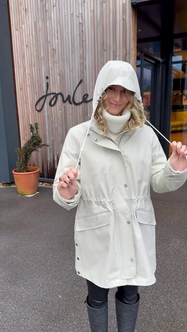 Women's Waterproof Long Raincoat - Image 4