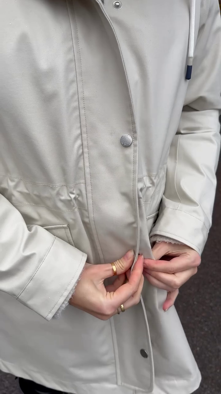 Women's Waterproof Long Raincoat - Image 2