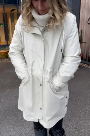 Women's Waterproof Long Raincoat
