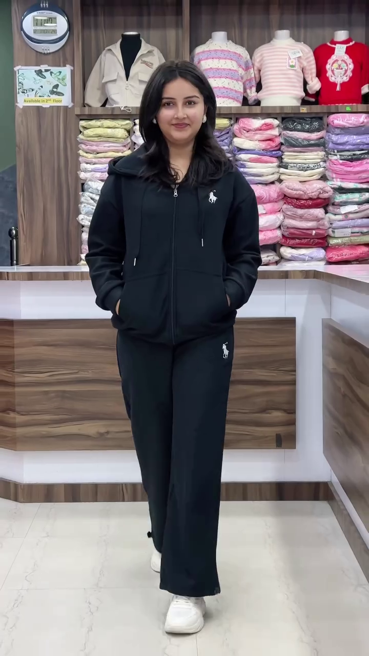 Mauve Purple Winter Tracksuit Set - Image 2