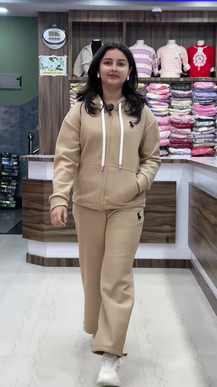 Mauve Purple Winter Tracksuit Set - Image 3